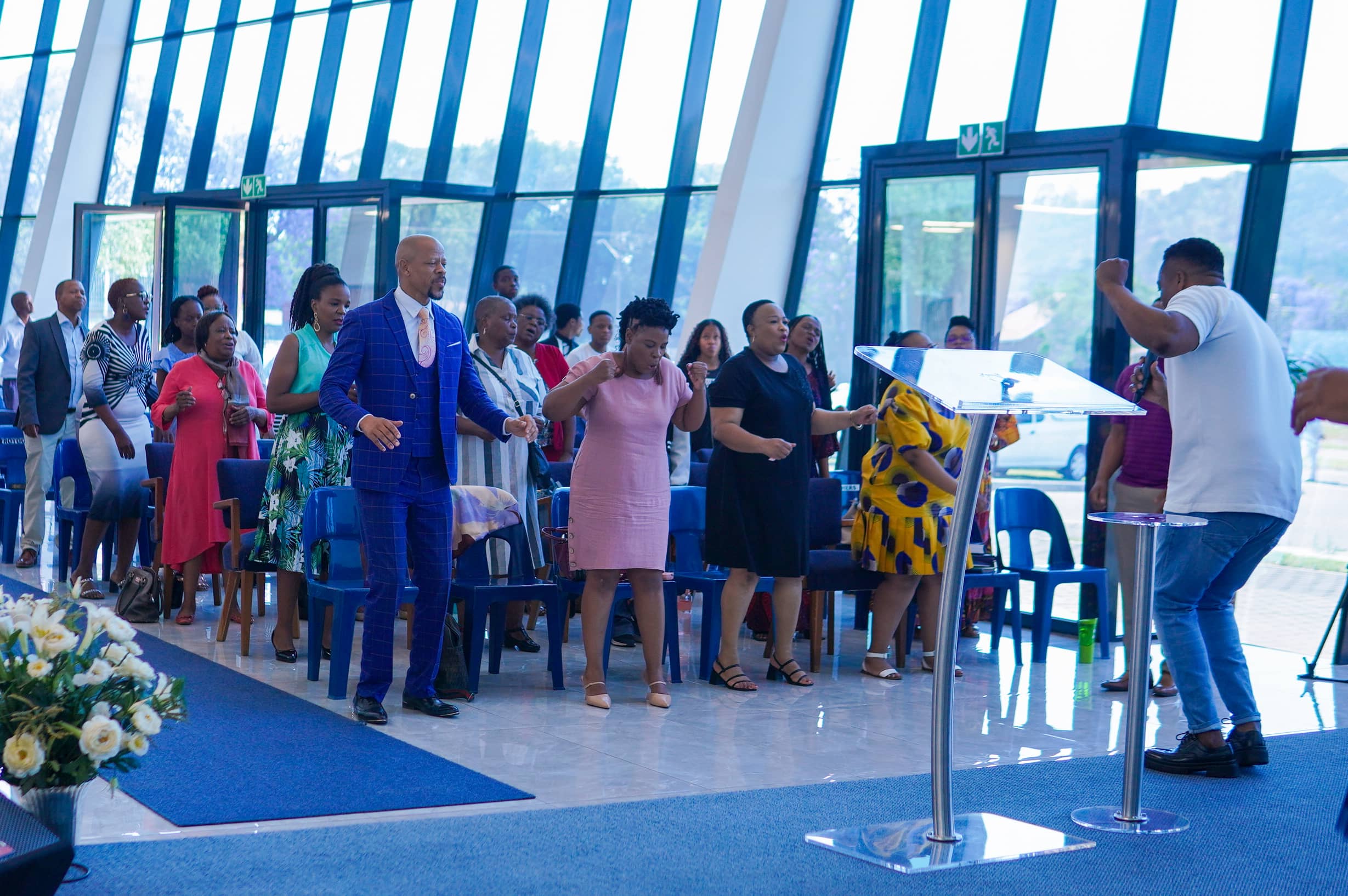 Congregation gathering